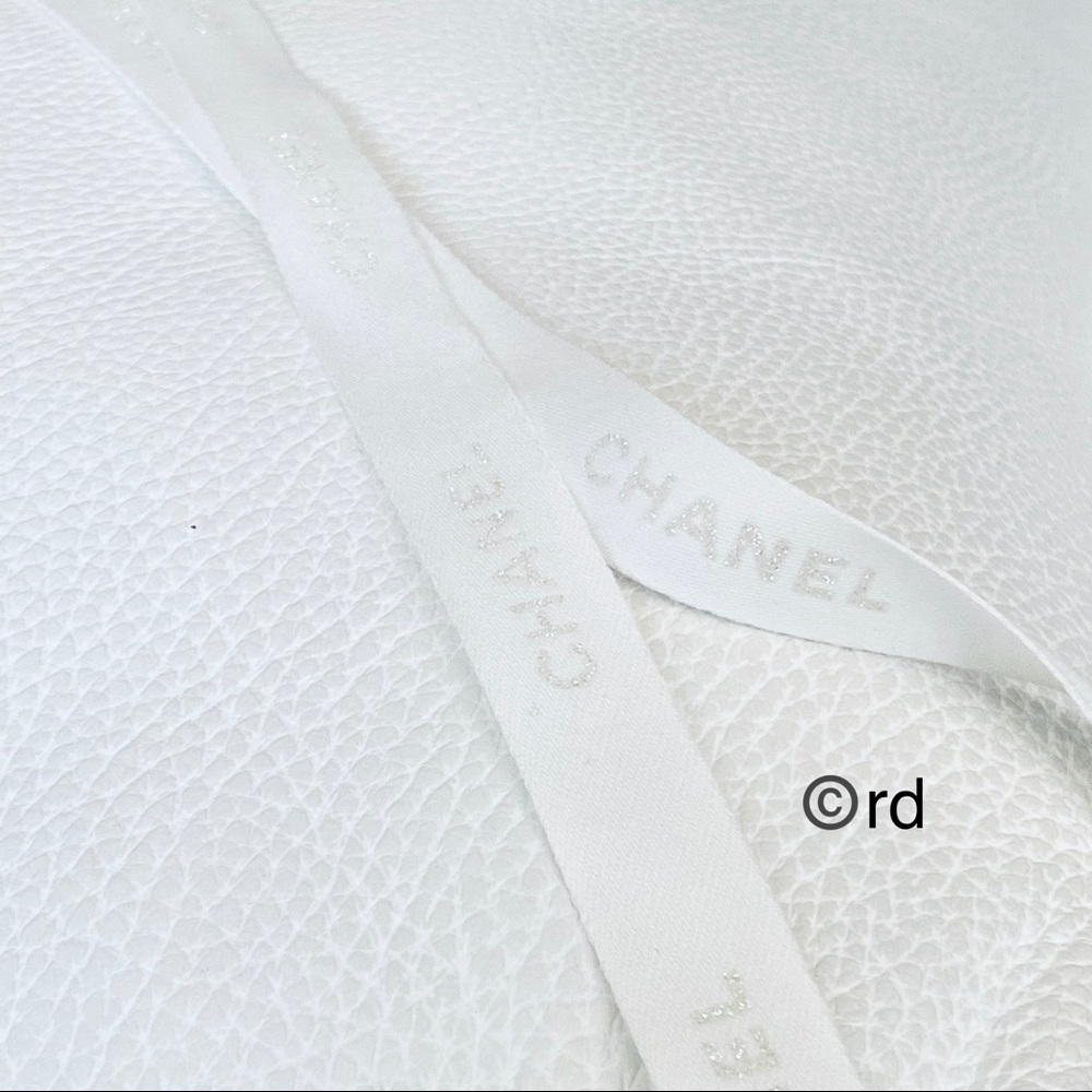 Chanel New Holiday Ribbon w/ Glitter 34”